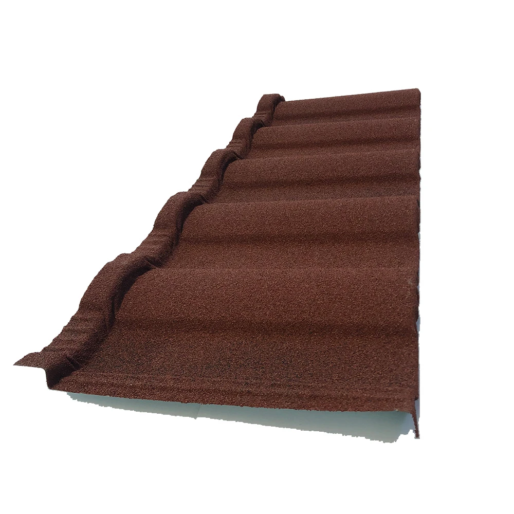 0.4mm Thickness Stone Coated Steel Roofing Tile