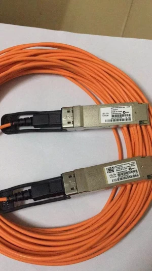 Cisco original optical fiber cable QSFP-H40G-AOC15M USED