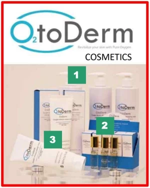 O2toDerm Cosmetics (3 cosmetics)