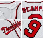 Custom Baseball Jersey Softball Shirt Printed Personalized Your Name&Number Two Buttons Jersey for Men/Women/Youth