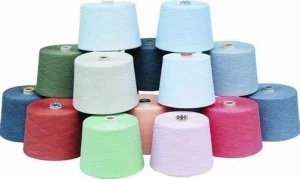 Various specifications of colored yarn