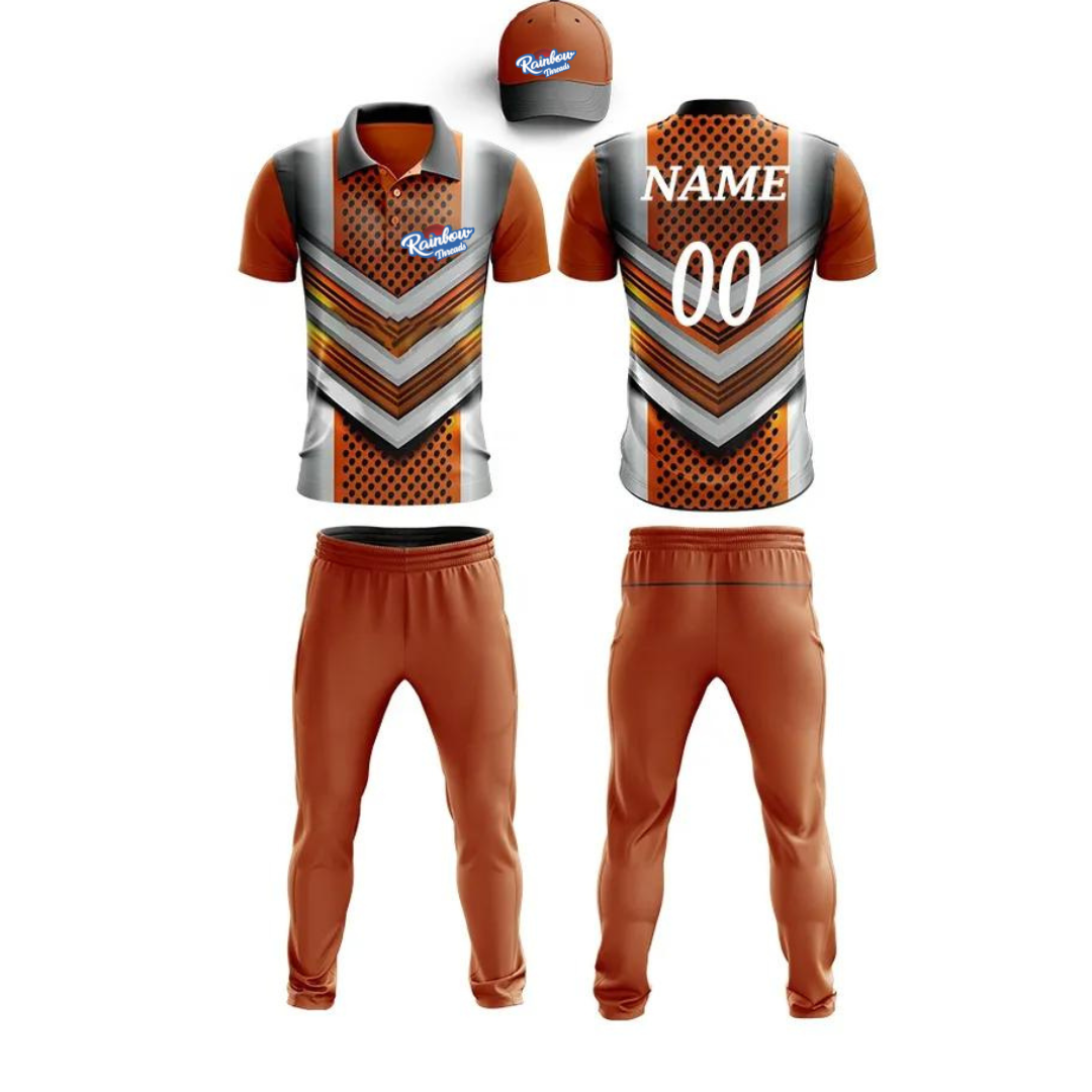 Buy Custom Sublimation Cricket Uniform From Rainbow Threads Pakistan