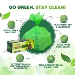 Compostable carry bgs,Dustbin bags ,Grocery bags etc