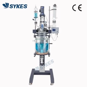 Chemical 20L Lifting Double Layer Jacketed Glass Reactor GRL-20