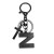 Import Initial Letter with Cross Keychains for Men Women Backpack Purse, Alphabet Letters Key Chains Key Ring for Car from China