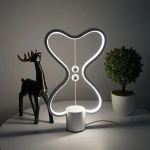New Design Heng Balance Lamp LED Night Light Mid-Air Magnetic Switch Lamp USB Charging Decoration for Bedroom