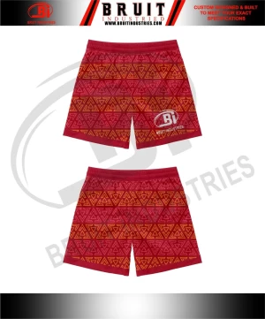 Newest Design Men Full Sublimation Logo Elasticated Waist Print Shorts Custom Hawaii Men's Beach Shorts
