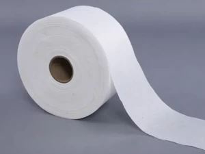 Double parallel style spunlace nonwoven fabric for wet wipes