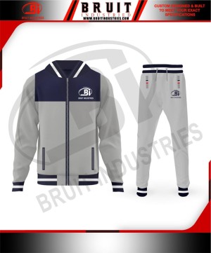 Full Zipper Outerwear Hoodie Pants 2 Pieces Set Autumn Sporting Track Suit Male Fitness Jogging Suit