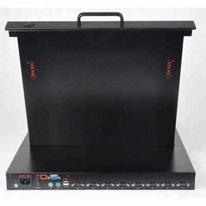 1-16 Port CAT5 KVM Switch with 15" LCD