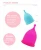 10 Color ISO 13485 100% Medical Silicone Lady Period cup, Reusable Menstrual Cup