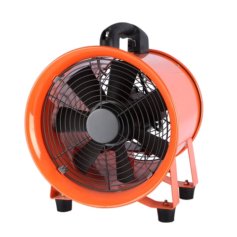 10 inch  110V 220V High Mighty Mini 8 inch Fireplace Exhaust Fan with 5M Hose Utility Blower Fan  Portable Fans