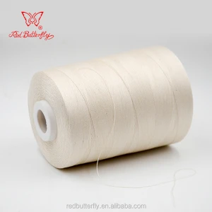 100% Cotton sewing thread with signeing and mercerizing 20S/2 4000M