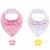 Import 100% Organic Cotton Baby Bandana Drool Bibs and Teething Toys Super Absorbent and Soft Unisex Newborn Baby Bibs from China