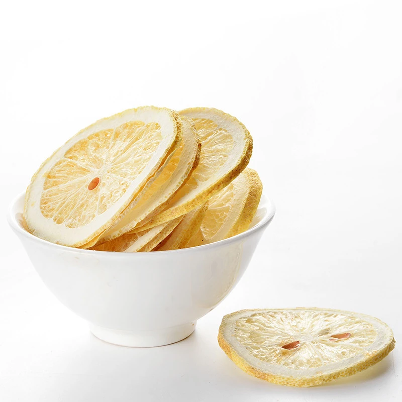 100% pure natural freeze dried fruit bulk dry lemon slices