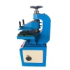 10T China small manual hydraulic swing arm clicker press cutting shoe making machine for slipper cutting