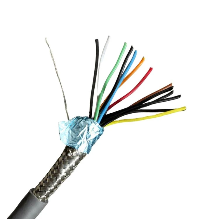 12 core cable pvc jacket signal copper servo motor power multicore wire flexible control cable