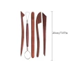 12-piece pottery tool set clay sculpture carving knife and scraper combination roll package soft clay auxiliary tools