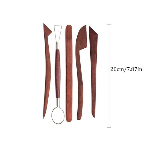 UKLL-8 Pack Metal Clay Carving Knife,Pottery Tools,Clay Hand Tools Craft Trim Artist Ceramic Tools Set Engraving Shaping Clay Sculpture Styling