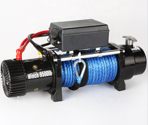 12000lbs  Waterproof Off Road Synthetic Rope  Electric Truck Winch
