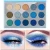 Import 15 Colors High Pigment Waterproof Vegan Low Moq Eyeshadow Palettes Private Label from China