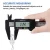 Import 150mm 6inch LCD Electronic Accuracy 0.2 Carbon Fiber Composite Digital Vernier Caliper from China