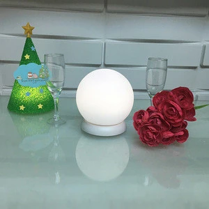 15cm colors changing LED ball 16 colors induction charging ball IR remote control timer induction charging base led ball lamp