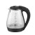 1.7L Everich borosilicate glass warmer whistling electric kettle led modern electric hot steam water kettle