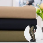 180gsm 100% cotton woven twill fabric, cotton imitation Tencel twill fabric for cargo pants