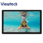 18.5 Roof Wall Mounted Bus Led Advertising Players With Full Viewing Angle speakers 1080P 24V tv Monitor For  City Mini Bus