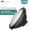 18W 120V High Voltage Aluminum Material PAR56 pool lamp LED swimming pool lights GX16D Base LED inground pool light