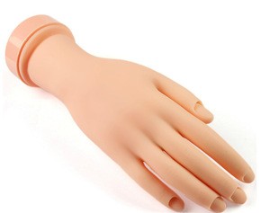 1pc painting practice tool Adjustable Nail Art model Fake Hand for Training and Display
