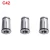 Import 1pcs C20 C25 C32 C42 Accessories Cutting Tools C Type Strong Milling Collets Chuck for Machining Powerful Cutter Toolholders from China