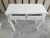 Import 2 Drawers Knockdown Modern Style Gloss White Wooden Console Table from China