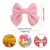 Import 2 Pcs/Sets High Quality 16 Candy  Color Childrens Cotton Bow Hair Clip 3.5 Inch Lovely Girl Fabric Hair Accessories Clip from China