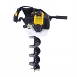 2 stroke 52cc earth auger gasoline ground hole drilling machine