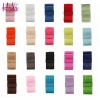 20 colors 3.1 Small Bowknot Hairgrips Mini Sweet Solid Ribbon Bow Safety Hair Clips Kids Hairpins