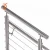 Import 201 304 stainless steel tubular pipe handrail for stairs from China