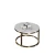 Import 201# stainless steel titanium, stone combination coffee table combination from China