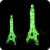 Import 2016 New products led eiffel tower for wedding decoration from China