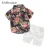 Import 2017 Fashion beach style floral boy Hawaiian style print shirt with white casual shorts from China