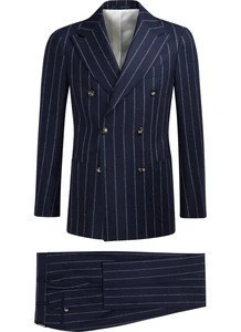2018 Direct Manufacturer of Double Breasted Strips Blazer with Factory Wholesale Prices