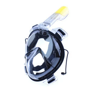 2018 hot sale Underwater Snorkel Set Swimming Training Scuba full face snorkeling mask Anti Fog with camera stand Diving mask