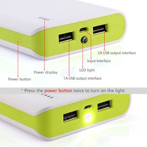 2018 New Promotional Gift Consumer Electronics Travel Pack Universal Battery 12000mah Portable Charger with Customized Logo