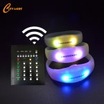 2019 hot sale Wedding Favors Gifts Audio/remote control custom led bracelet