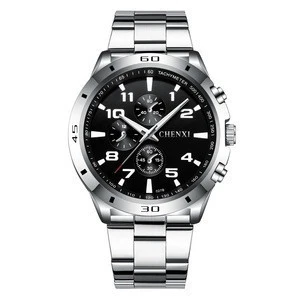 2019 Luxury Brand Men Quartz Watches Stainless steel Waterproof Casual Wrist Watches for Man Sport relojes Outdoor