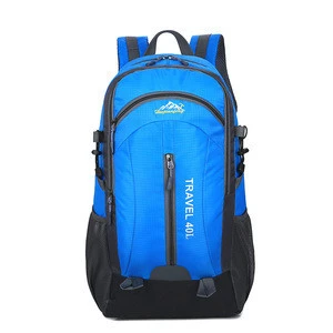 2019 Wholesale 35l sports outdoor waterproof backpack , light weight travel school bagpack