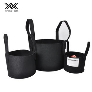 2019 wholesale hot felt flower pot / plant pots / nursery pots in china fabric grow bags in stock
