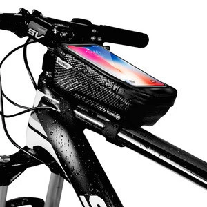 2020 BEWE Front Frame PU EVA Bicycle Cycling Bag Waterproof Touch Screen Bike Bag