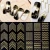 Import 2020 Fangxia Nail Art Supplier Top Quality Japanese Golden Metal Foil Nail Art Paper Decals 3d Nail Stickers from China